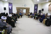گزارش تصویری/نشست اساتید شبکه تربیتی صالحین سرایان با نماینده ولی فقیه