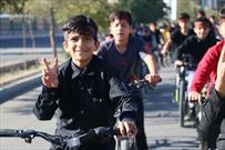 تصاویر/ همایش دوچرخه سواری با حضور پرشور نوجوانان مساجد یزد