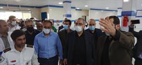 افتتاح مرکز درمانی مرزی شهید سلیمانی در مرز شلمچه