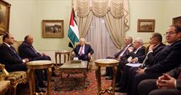 دیدار محمود عباس با وزیر خارجه مصر
