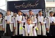 اجرای زیبای گروه سرود «نسیم صبا» در حماسه راهپیمایی اربعین حسینی| گزارش تصویری