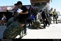 گزارش تصویری// خدمات رسانی موکب های مستقر در مرز مهران به زوار اربعین حسینی