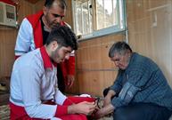 امدادگران و نجاتگران خوزستانی در مسیر عاشقی هم‌قدم با زائرین حسینی هستند