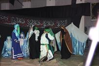 اجرای نمایش  «اشک خدا» توسط هنرمندان ساوجی در مسجد جامع براثا کاظمین