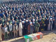 گزارش تصویری/تشییع و تدفین پیکر پاک شهید «محمدی» در زیرکوه