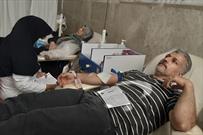 اهدای خون بیش از ۱۵۰ نفر بیجاری در شب قدر