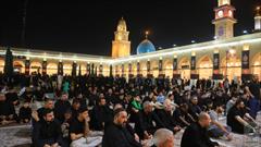 مراسم سوگواری دهه آخر صفر در مسجد کوفه+عکس