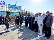 مراسم رژه اقتدار نیروهای مسلح مستقر در کرمان برگزار شد