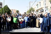 تجمع اعتراض آمیز مردم استان در محکومیت اهانت آشوبگران به مقدسات اسلامی