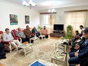مسئولان  و اعضای کانون های مساجد با خانواده‌های شهدا در آستارا دیدار کردند