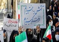همایش دختران و زنان نبوی در حمایت از عفاف و حجاب و محکومیت اغتشاشات در کرمانشاه