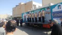 اجرای گروه سرود کانون فرهنگی هنری جیش المهدی در مصلی قدس