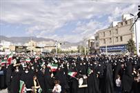 راهپیمایی مردم ولایی ایلام در محکومیت جنایت تروریستی در حرم شاهچراغ شیراز