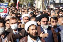 حضور باشکوه مردم پایتخت طبیعت ایران در تشییع شهدای حادثه تروریستی شیراز