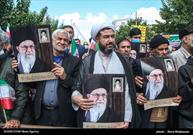 آغاز راهپیمایی ضد استکباری مردم بجنورد در یوم الله ۱۳ آبان