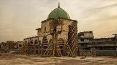 توضیحات استاندار نینوا در خصوص روند بازسازی مسجد جامع «نوری»
