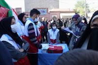 بهره مندی ۵۵۳ نفر از خدمات هلال احمر در راهپیمایی ۱۳ آبان امسال