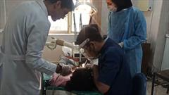 ۴۰۰ نفر در روستای داودآباد از خدمات پزشکی اردوی جهادی بهره مند شدند