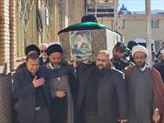 گزارش تصویری/شاگردان با امام جمعه فقید وداع کردند