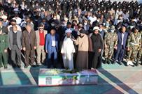 مراسم تشییع و اقامه نماز بر پیکر مطهر شهید احمد صالحی در زاهدان برگزار شد