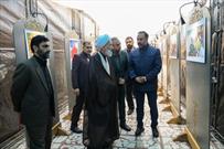 عکس|افتتاح نمایشگاه تجسمی کاروان «روایت حبیب» در ساری