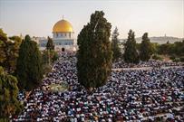 اقامه نماز جمعه ۷۵ هزار فلسطینی در مسجدالاقصی