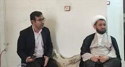 دیدار امام جمعه دهدشت با خانواده ۴ معلولی