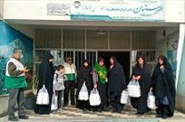توزیع ۱۲۰پرس غذای گرم بین دانش آموزان هنرستان پسرانه امام رضا(ع) قائم شهر