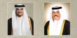 پیام امیر کویت به «شیخ تمیم بن حمد»: پیام اسلام، صلح و تمدن عرب را به تمام جهان نشان دادید