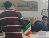 حضور رئیس سازمان جهاد کشاورزی سیستان وبلوچستان در میز خدمت جهادی
