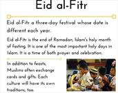 طرح اعلام عید فطر به عنوان تعطیلی رسمی در مدارس «ترومبول» آمریکا