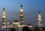 تکمیل کار نورپردازی مسجد «قباء» در مدینه منوره +عکس