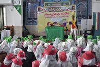 گزارش تصویری/ شادمانه بچه های مسجد با حضور دانش آموزان