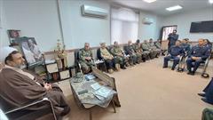 جمعی از فرماندهان پایگاه هوایی شهید کاربر با امام جمعه کرمان دیدار کردند