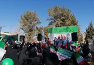 پاتوق سرودهای دانش‌آموزی در راهپیمایی ۲۲ بهمن بیرجند راه اندازی شد