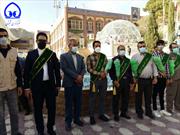 حدود ۶۰۰ نفر خادم افتخاری در گلزار شهدای کرمان فعالیت می کند