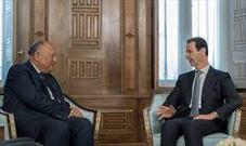 تاکید بشار اسد بر روابط دو جانبه با مصر