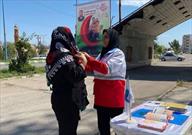 اجرای طرح ترویج عفاف و حجاب در پست نوروزی شهید مجدی اندیمشک