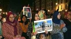 مراکشی‌ها در حمایت از مردم فلسطین تظاهرات کردند