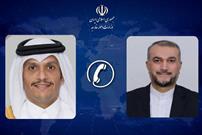وزرای خارجه ایران و قطر تلفنی گفت‌وگو کردند