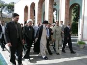 عکس| حضور رهبر انقلاب در آرامگاه سعدی
