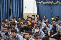 عکس| جشن تکلیف دانش‌آموزان در مسجد بیت الله فسا