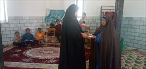 بچه مسجدی های کانون حضرت رقیه (س) از زحمات معلم روستای فردوس تجلیل کردند
