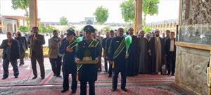 تشرف اعضای ستاد بزرگداشت دهه کرامت کشور به زیارت آستان مقدس حضرت شاهچراغ(ع)