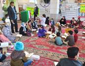کودکان قرآنی که پرورش یافته کانون فرهنگی هنری «شهید علم الهدی» بن هستند