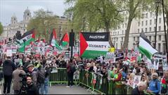 فیلم | حمایت از مردم فلسطین در قلب لندن