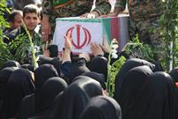 تشییع پیکر شهید «محمدمهدی احمدی» از شهدای مدافع وطن در بجنورد