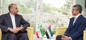 دیدار وزیر امور خارجه کشورمان با همتای اماراتی در حاشیه اجلاس بریکس در کیپ تاون