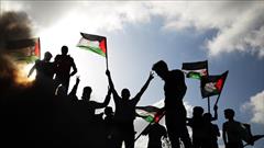 فیلم| "جشن مردمی قیام مظلوم" در میدان فلسطین مشهد