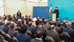 رئیس جمهور پروژه‌های آب و برق شهرستان میانه را افتتاح کرد